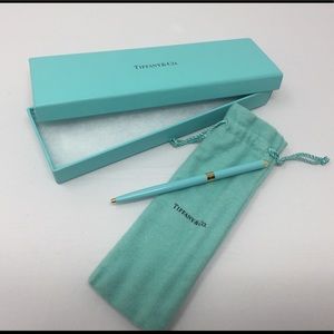 Sincerely Tiffany Blue Lacquer Pen w/ Box & Pouch